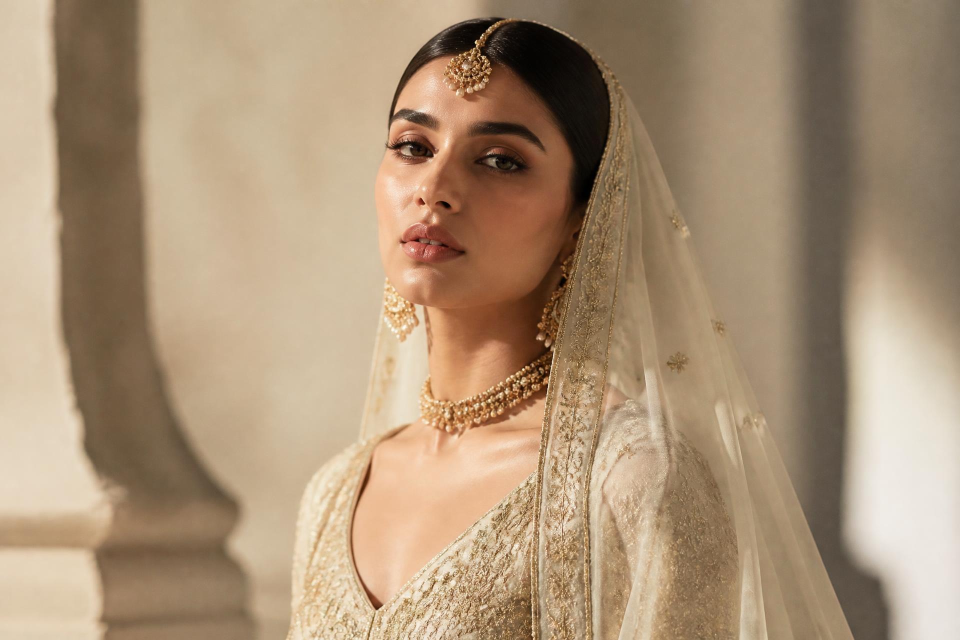 Bride styled by ÉLYSÉE bridal artists